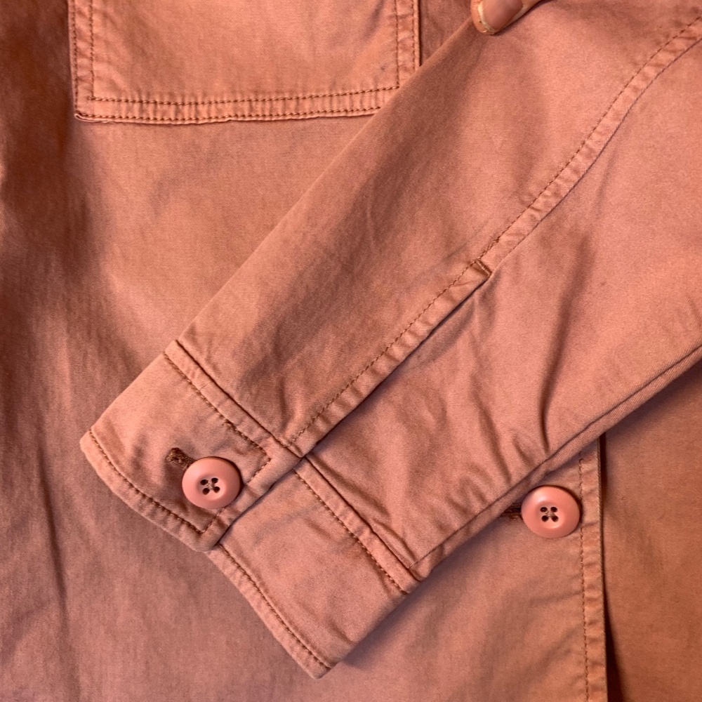 GAP Vintage Pale Pink Denim Jacket – Y2K Utility Style - Picture 9 of 16